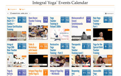 Integral Yoga’s New Global Calendar of Trainings & Programs