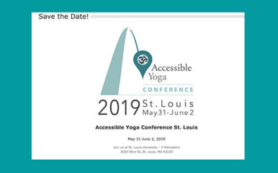 Announcing the 2019 Accessible Yoga Conference: St. Louis
