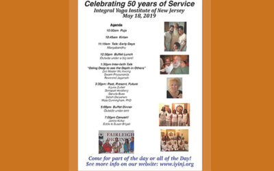 Integral Yoga Institute of New Jersey to Celebrate 50th Anniversary!