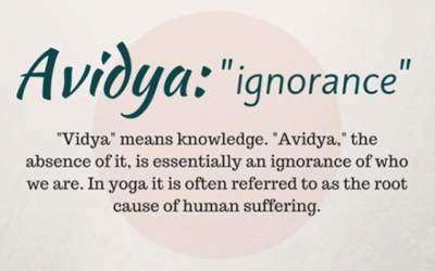 Patanjali’s Words: Avidya—Ignorance