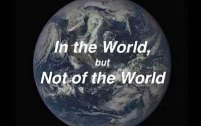 In the World, but Not of the World