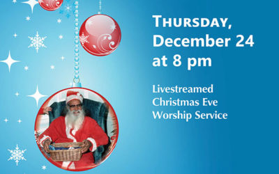 Christmas Eve Celebration: December 24, 8 pm (ET)