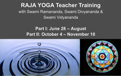 Raja Yoga Teacher Training – Starts Online June 2021