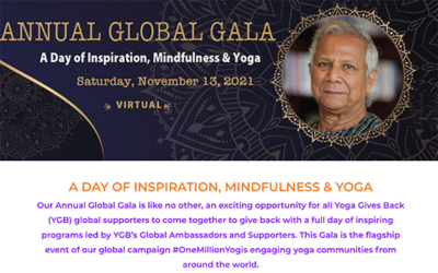 Yoga Gives Back Online Gala 2021: Nov. 13th