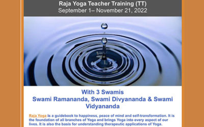 Raja Yoga Teacher Training Online Starts Sept. 2022