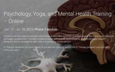 Psychology, Yoga & Mental Health Training – Online