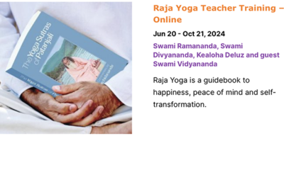 Raja Yoga Teacher Training – June 2024 Online