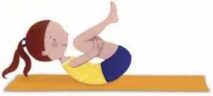 Yoga girl illustration